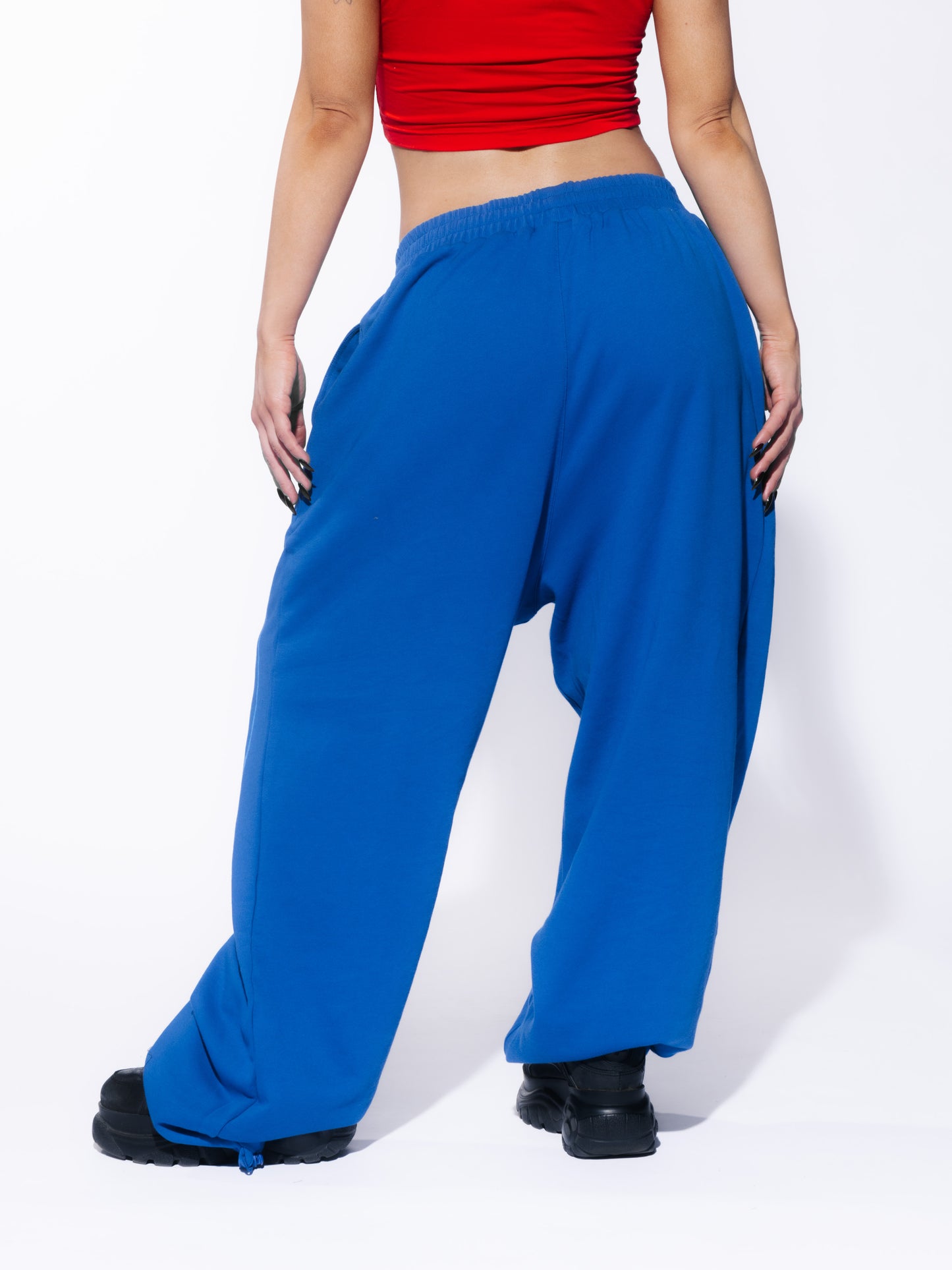 Blue Tribal Joggers