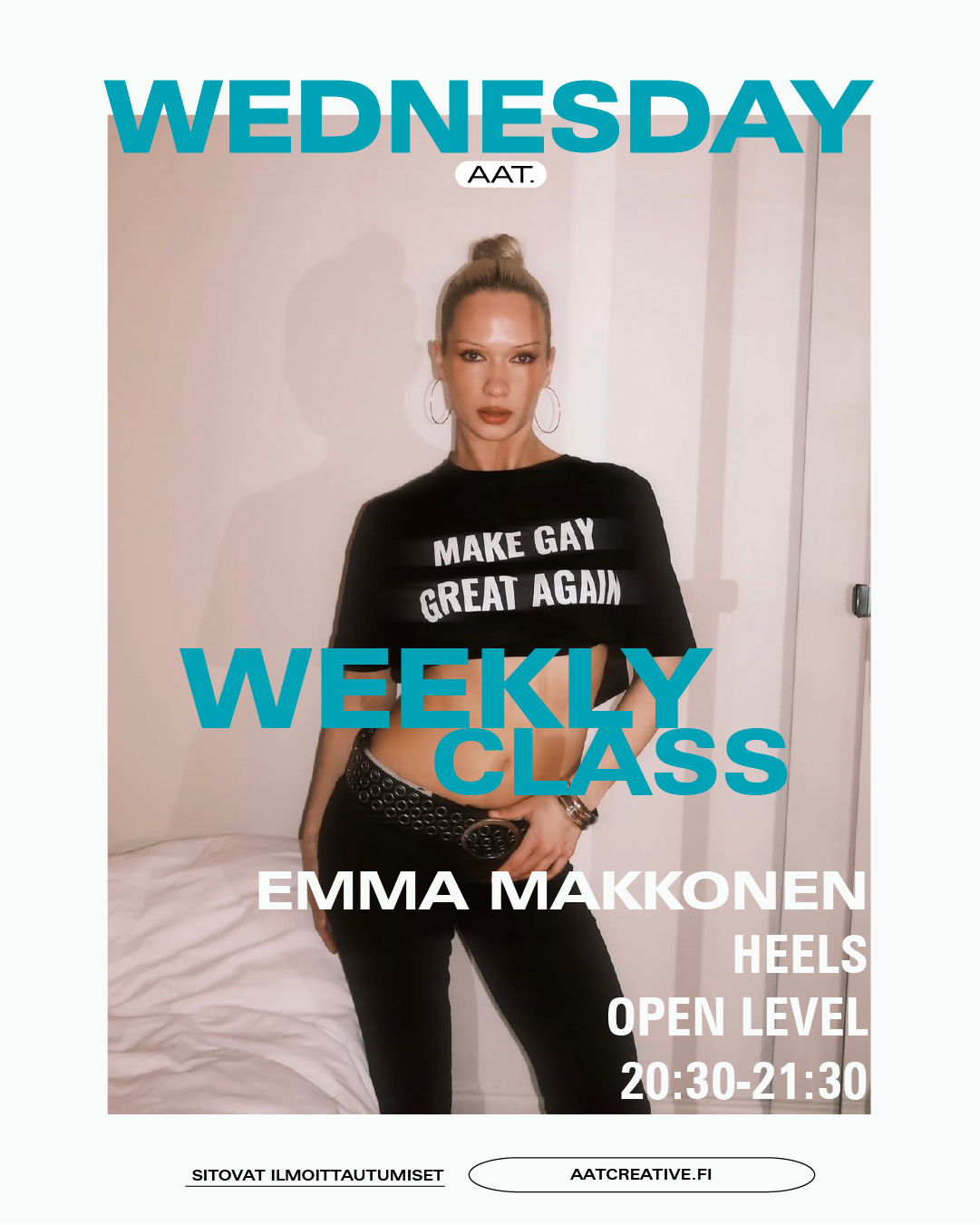 AUGUST HKI / 3 classes / Wednesday / Heels Open level / Emma Makkonen / BOX