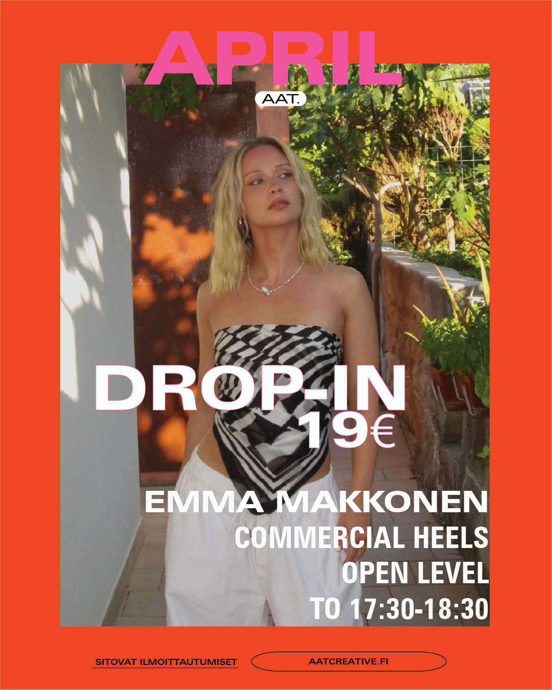 DROP-IN / Commercial heels open level Emma