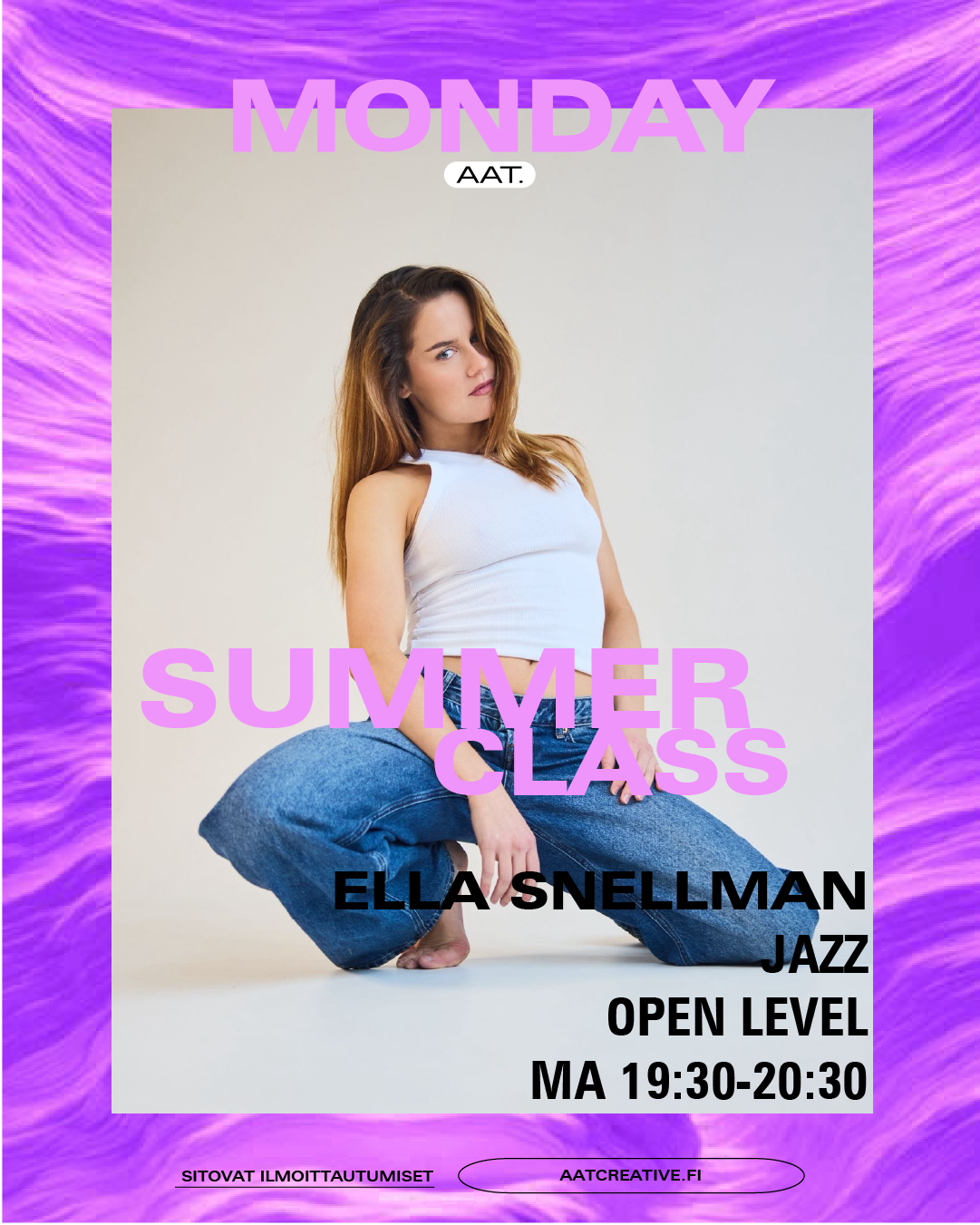 JUNE HKI / Summer Classes / Monday / Jazz Open level Ella Snellman BOX
