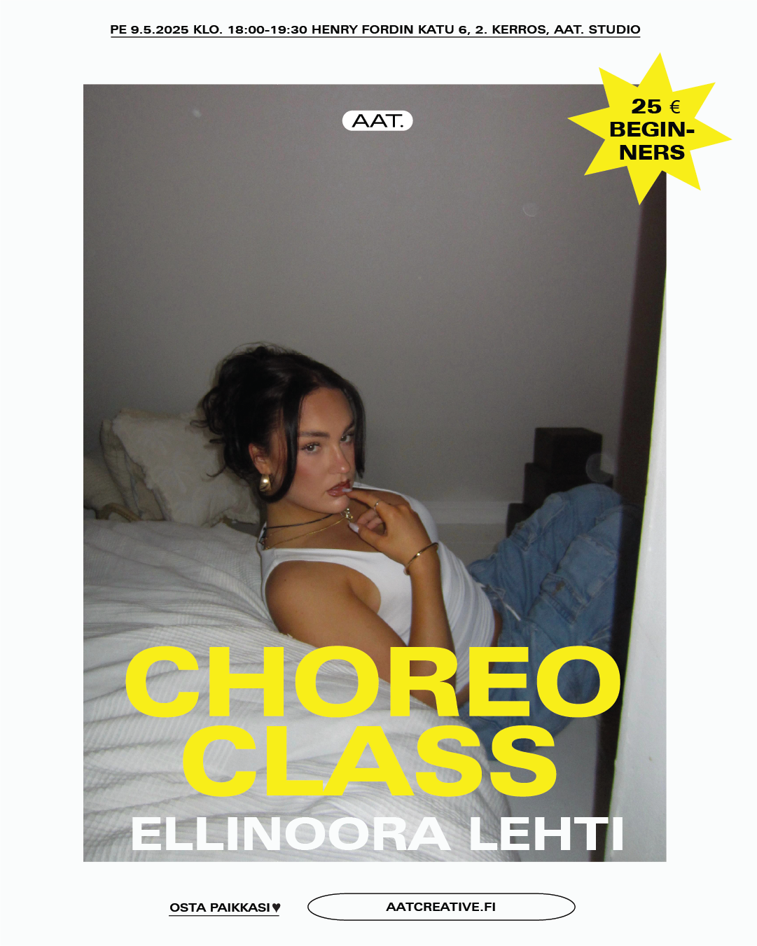 CHOREO CLASS Beginners / Ellinoora Lehti 9.5.2025