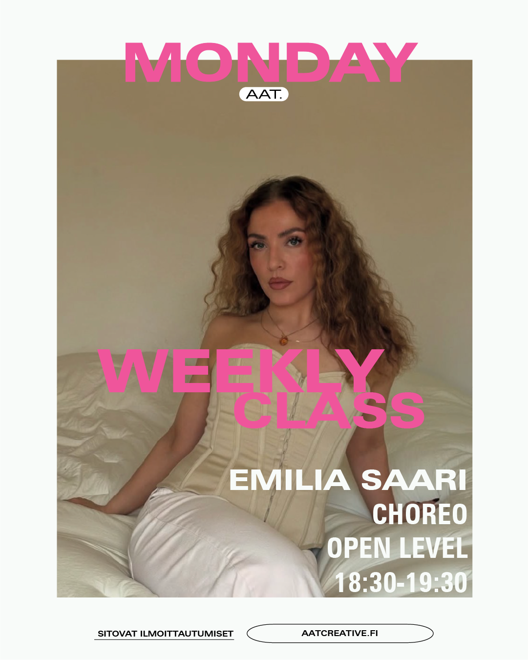 SEPTEMBER HKI / 4 classes / Monday / Choreo Open level / Emilia Saari / HEAVEN