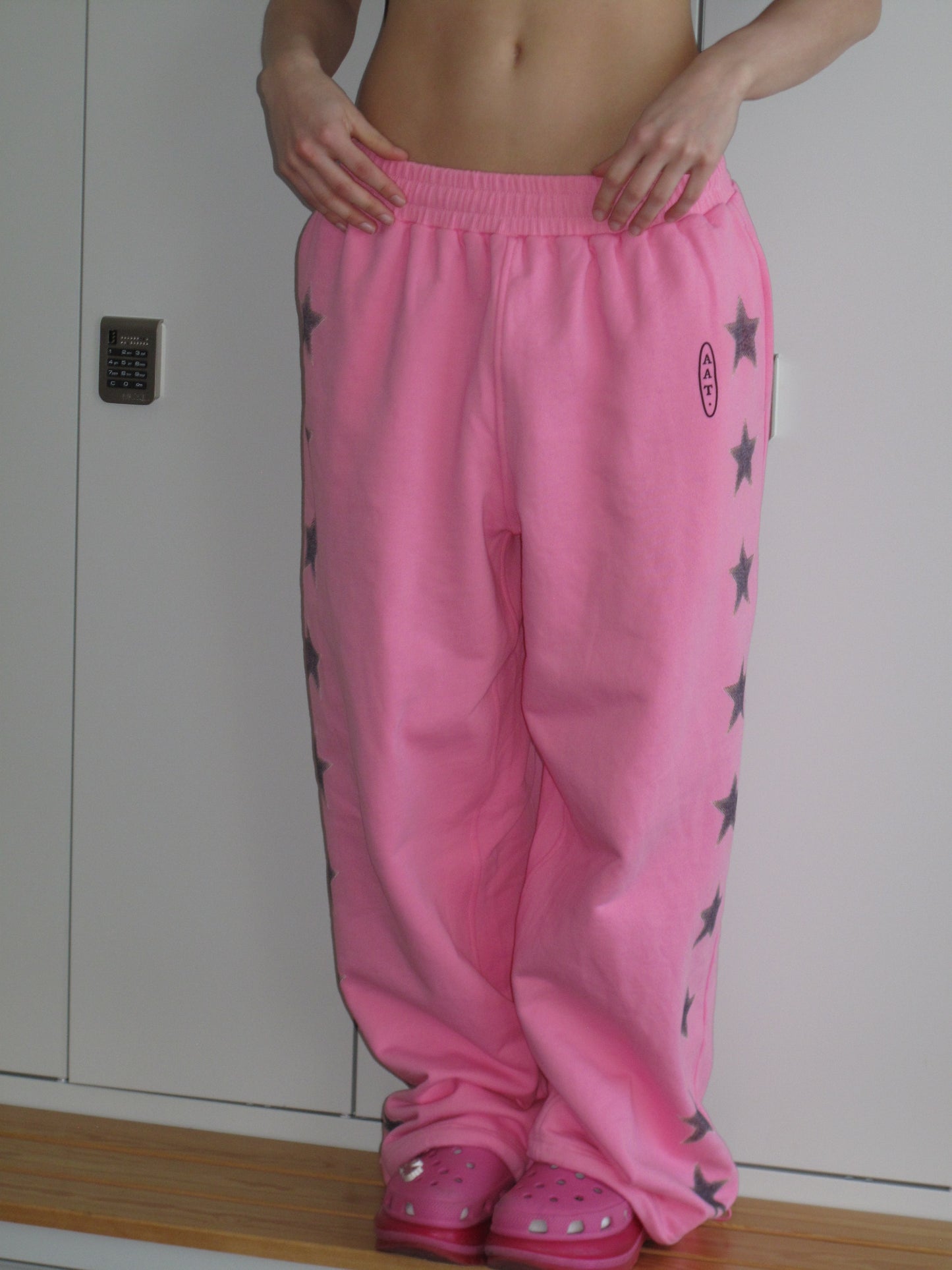PINK STAR JOGGERS