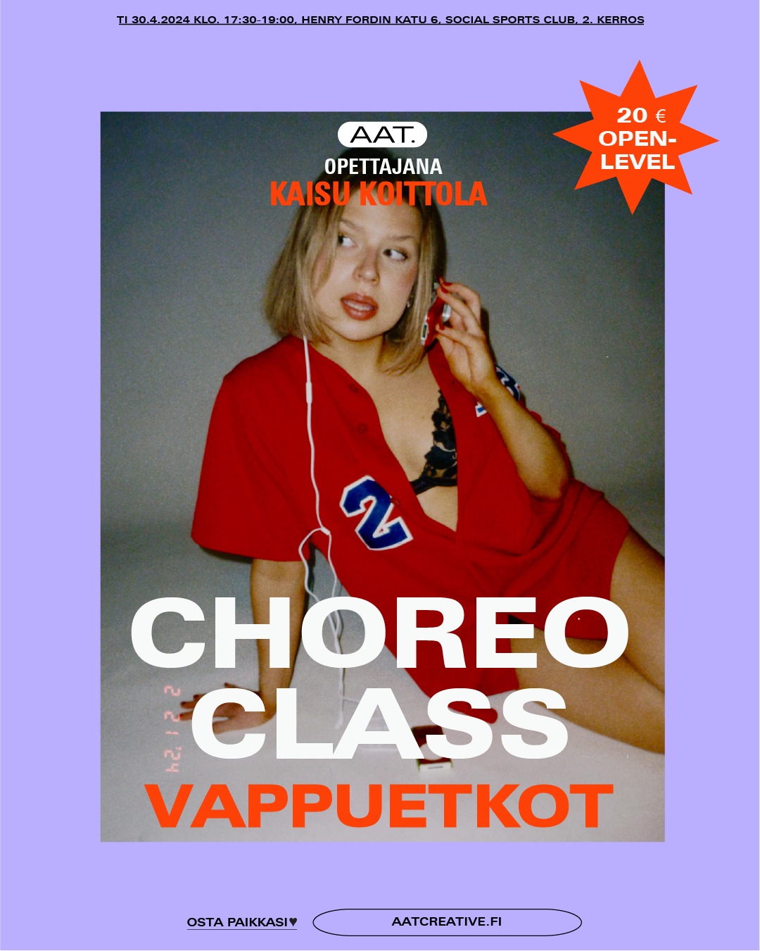 Choreo Class Vappuetkot