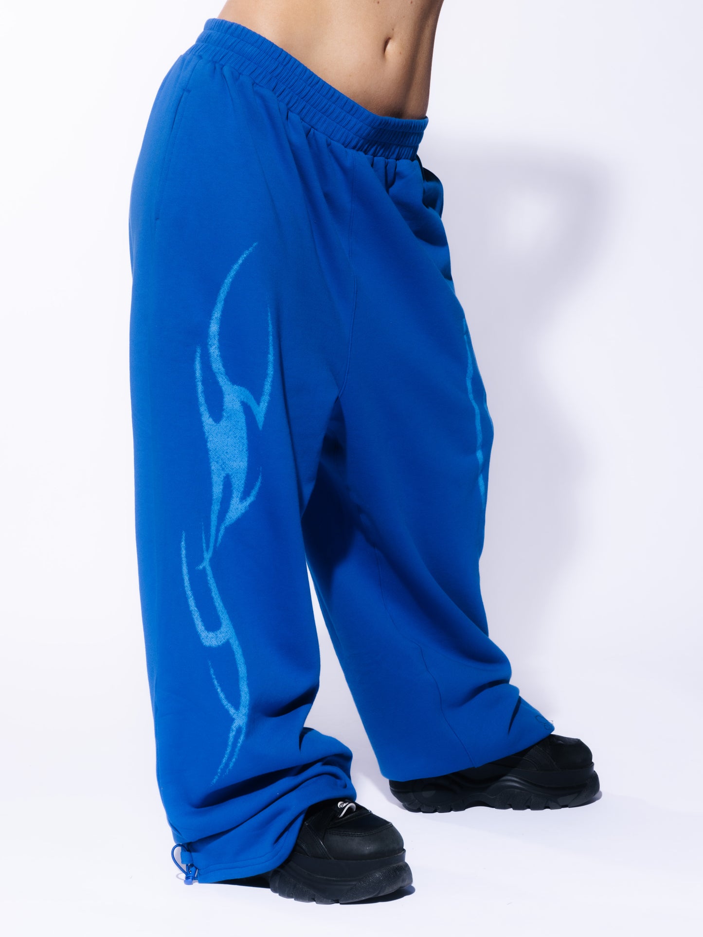 Blue Tribal Joggers