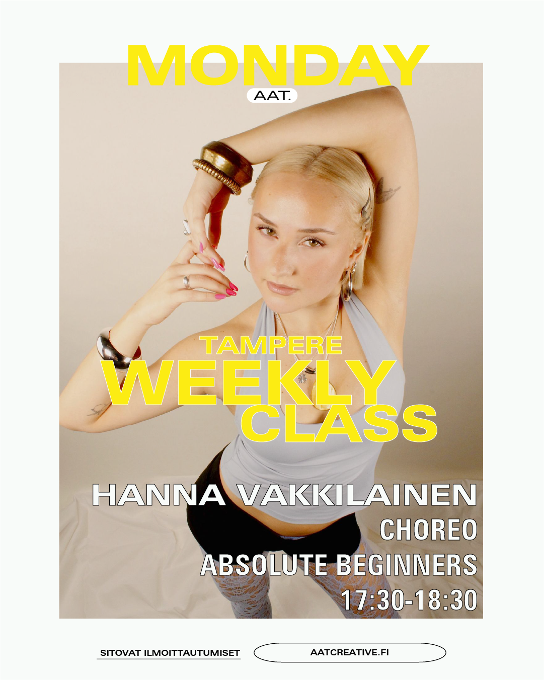APRIL TRE / Monday  / Choreo Absolute Beginners Hanna Vakkilainen