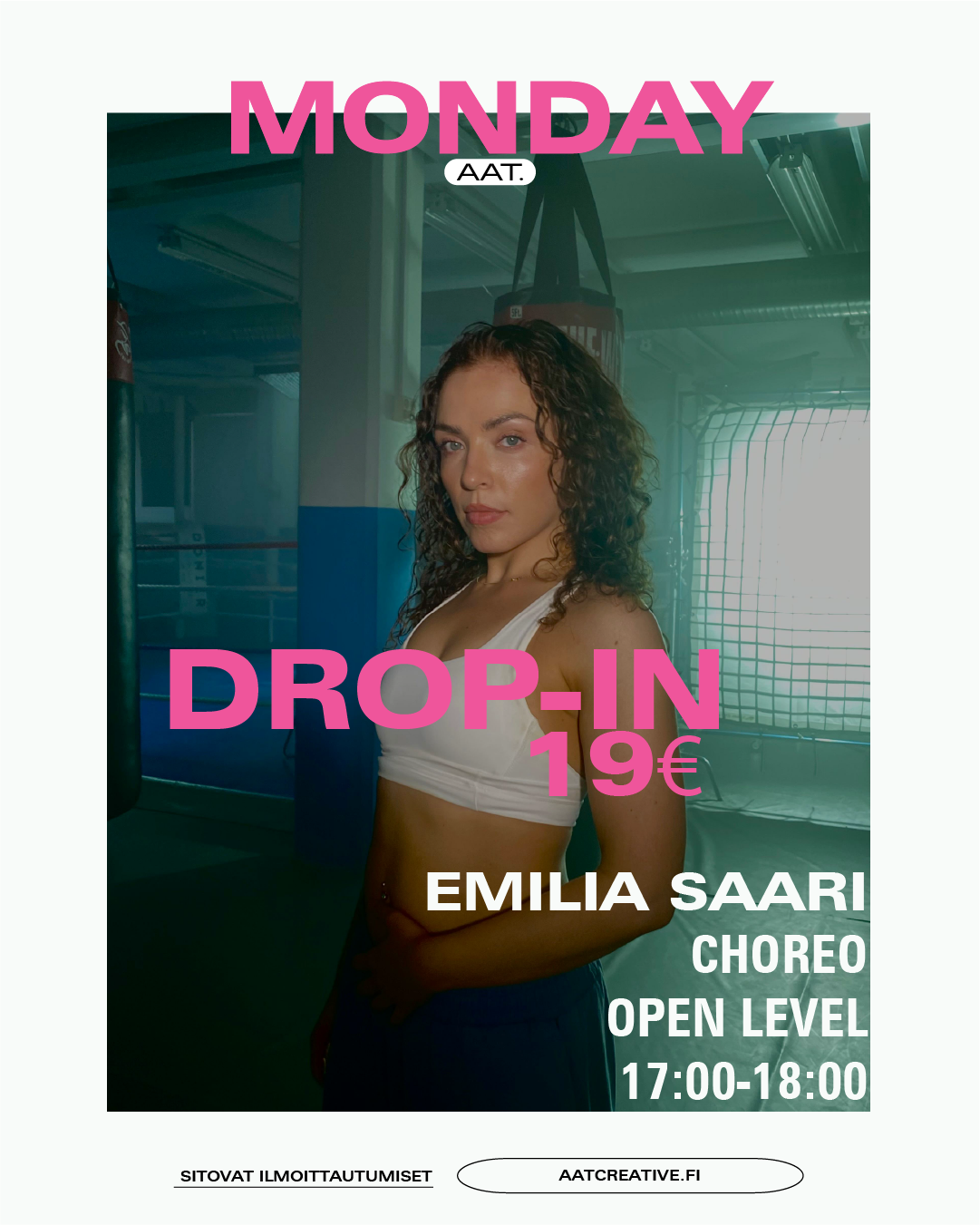 DROP-IN / Monday / Choreo Open level 17-18 Emilia Saari BOX