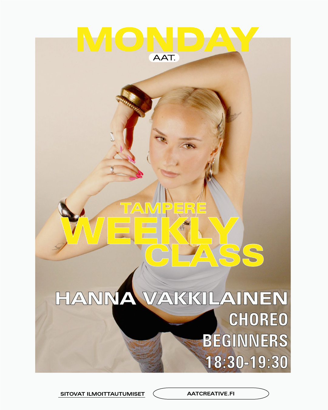 APRIL TRE / Monday  / Choreo Beginners Hanna Vakkilainen