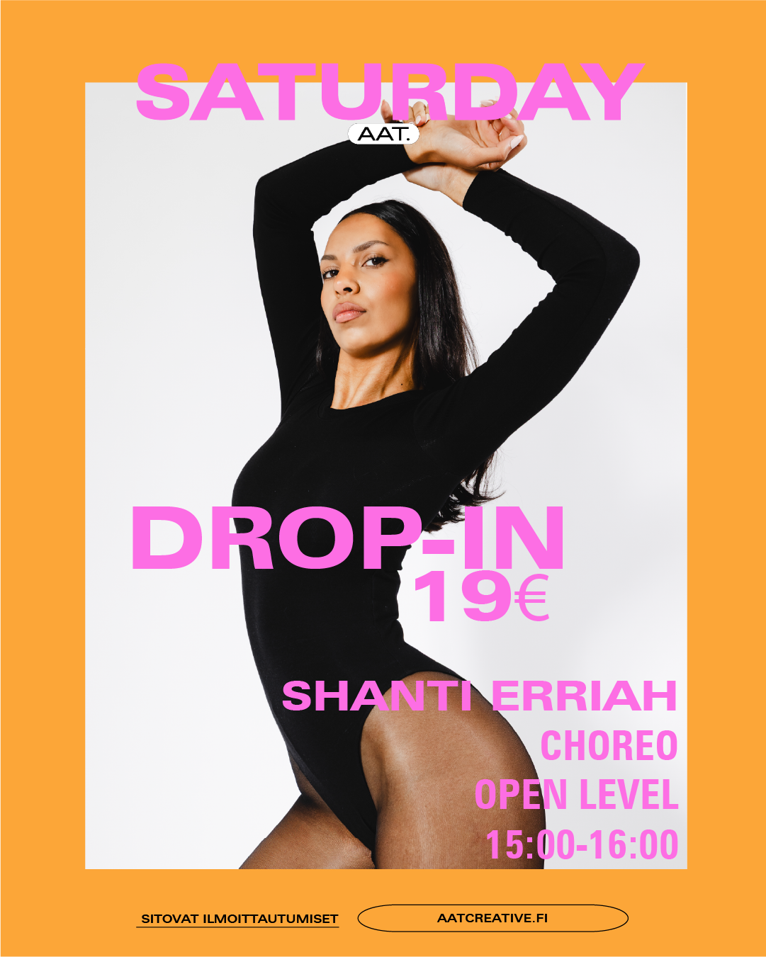 HKI DROP-IN SATURDAY 31.10.2026  / OPEN LEVEL 15-16 / Shanti Erriah