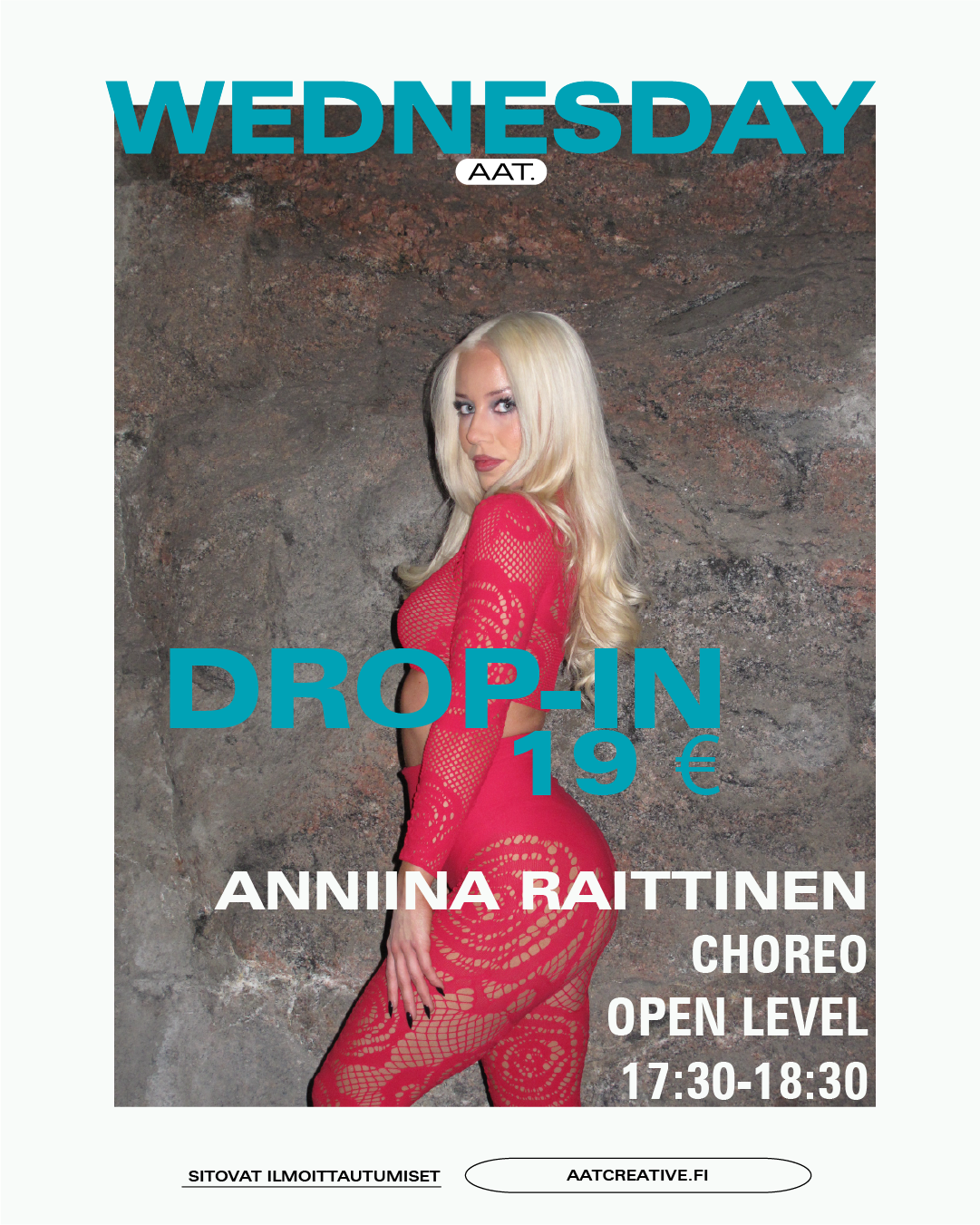 HELSINKI DROP-IN / Choreo Open level / Anniina Raittinen / 17:30–18:30 BOX