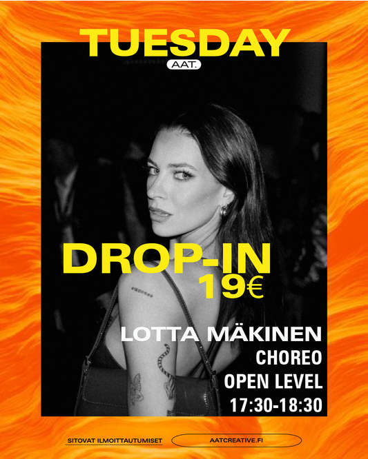 DROP-IN / Tuesday / Choreo Open level 17:30-18:30 Lotta Mäkinen HEAVEN