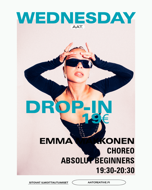 DROP-IN / Wednesday / Choreo Absolute beginners 19:30-20:30 Emma Makkonen HEAVEN