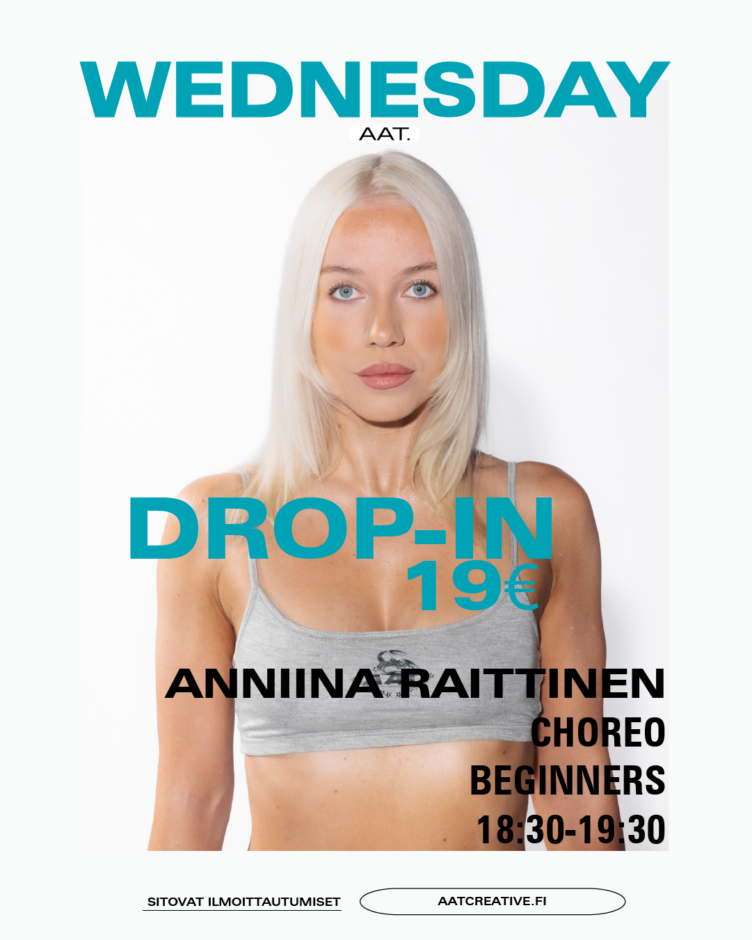 DROP-IN / Wednesday / Choreo Beginners 18:30-19:30 Anniina Raittinen HEAVEN