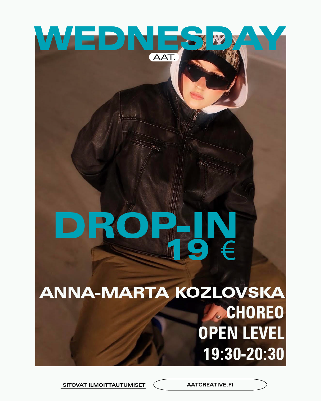HELSINKI DROP-IN / Choreo Open level / Anna-Marta Kozlovska / 19:30–20:30 BOX