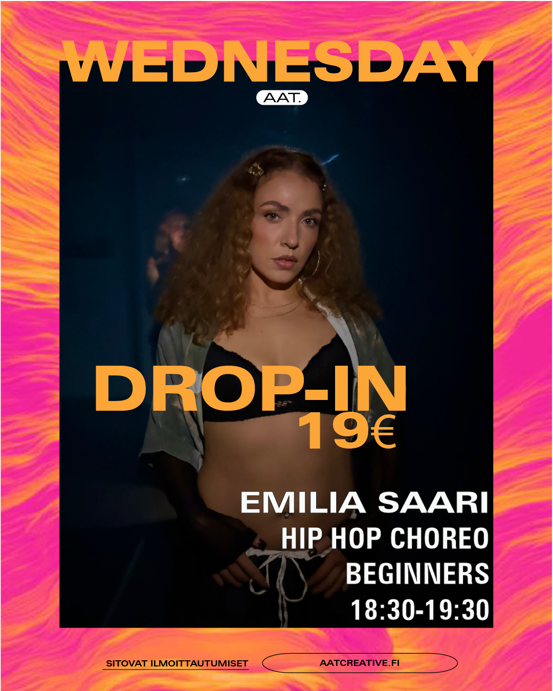 DROP-IN / Wednesday / HIPHOP Choreo Beginners 18:30-19:30 Emilia Saari BOX