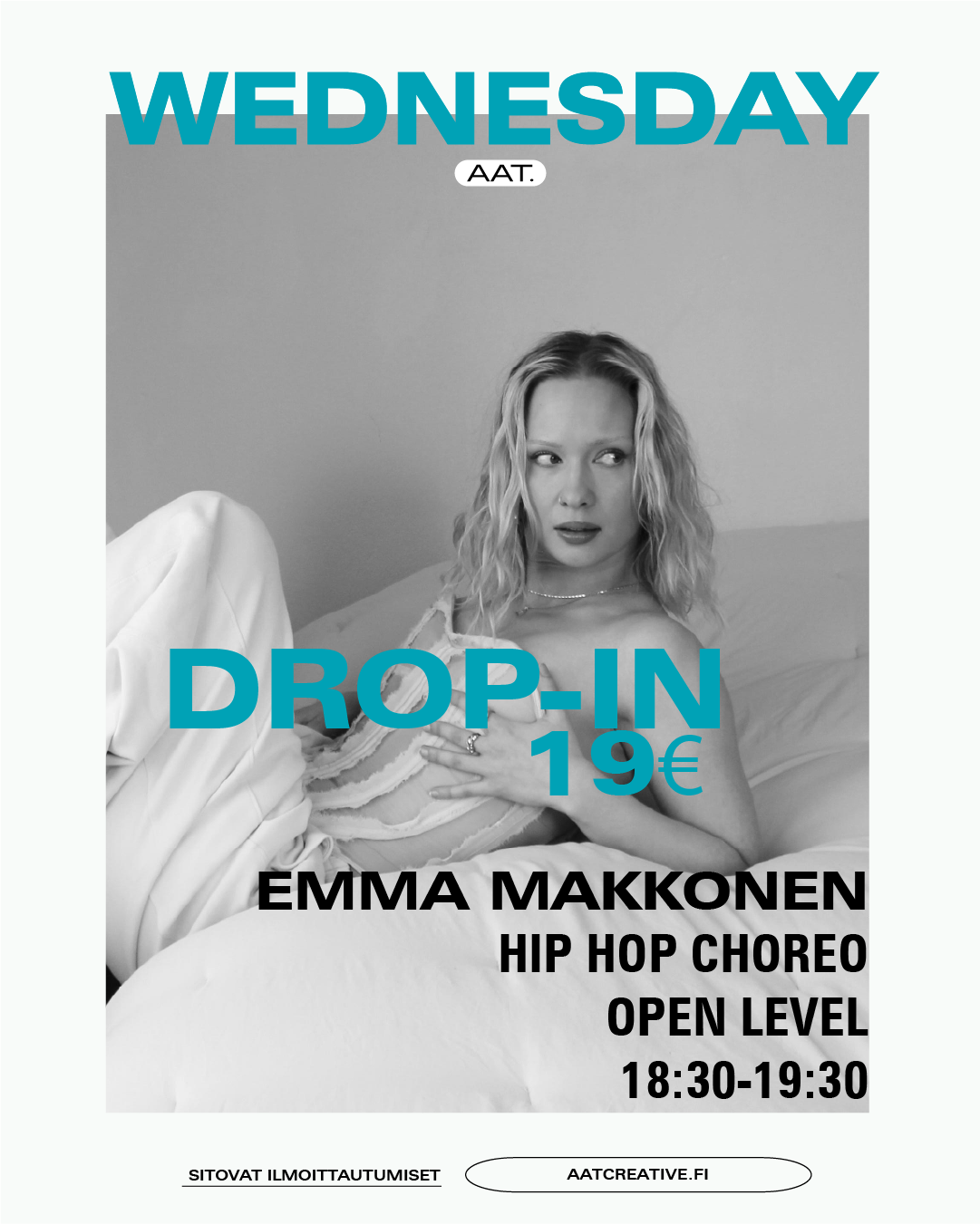 DROP-IN / Wednesday / Hiphop Choreo Open level 18:30-19:30 Emma Makkonen BOX