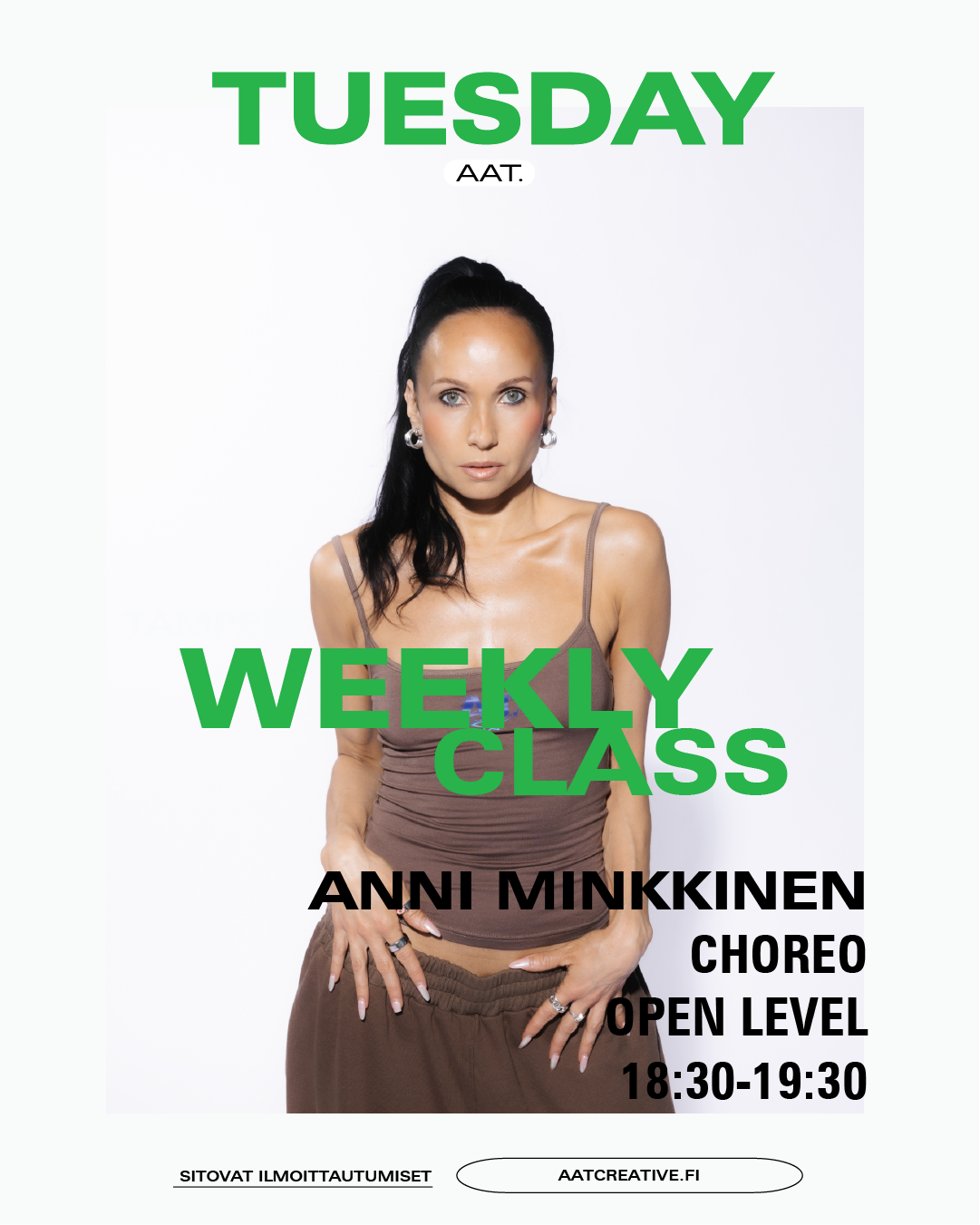 OCTOBER / Tuesday / Choreo Open level Anni Minkkinen BOX