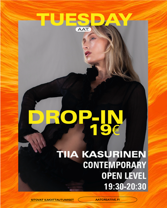 DROP-IN / Tuesday / Contemporary Open level 19:30-20:30 Tiia Kasurinen BOX