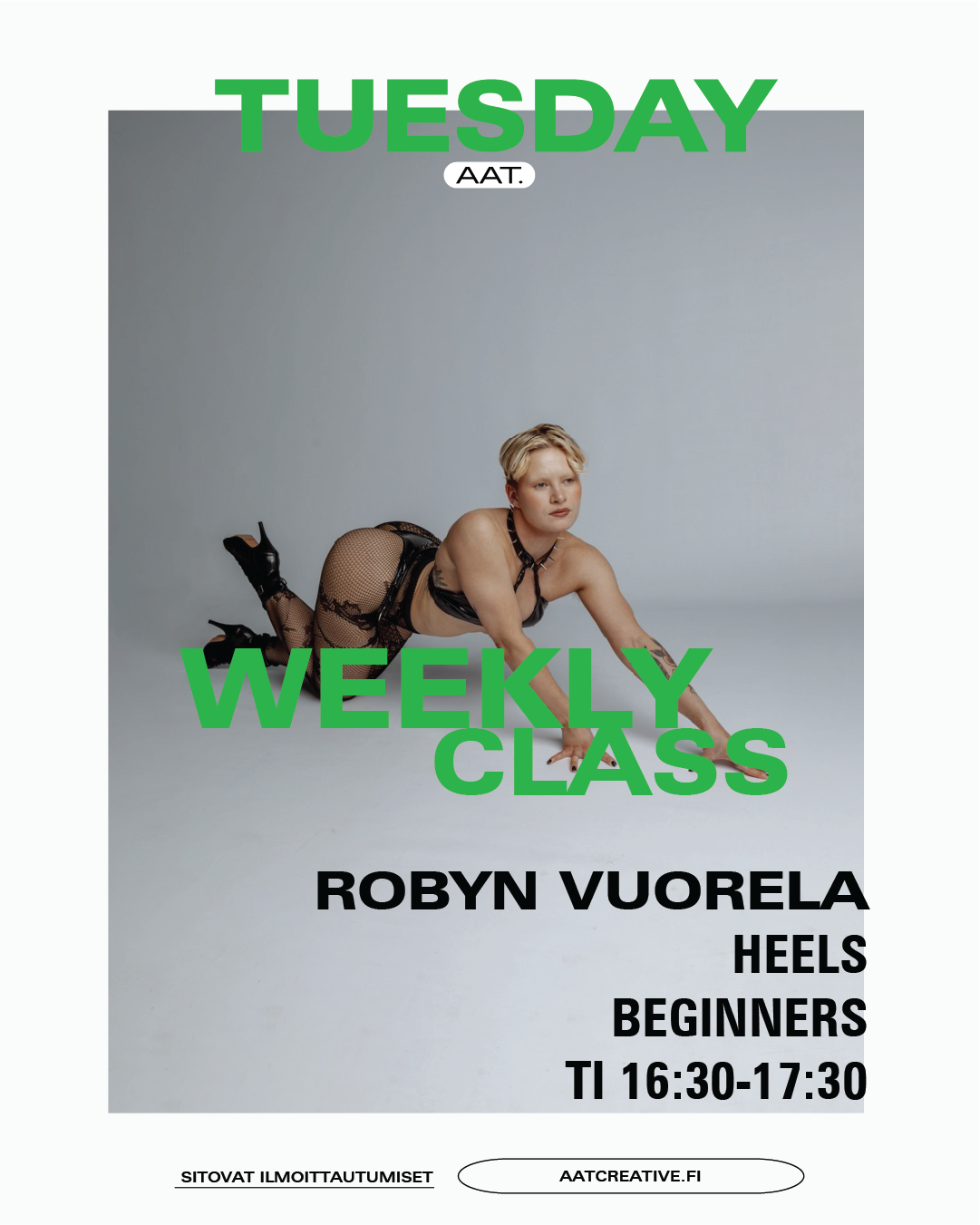SEPTEMBER / Tuesday / Heels Beginners Robyn Vuorela HEAVEN