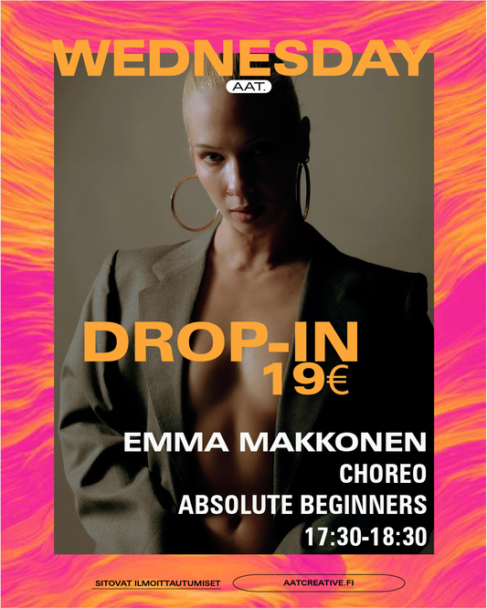 DROP-IN / Wednesday / Choreo Absolute Beginners 17:30-18:30 Emma Makkonen HEAVEN