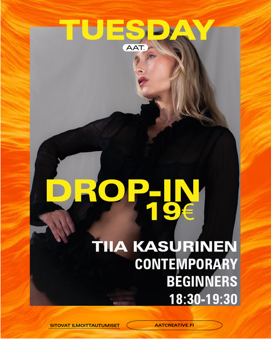DROP-IN / Tuesday / Contemporary Beginners 18:30-19:30 Tiia Kasurinen BOX