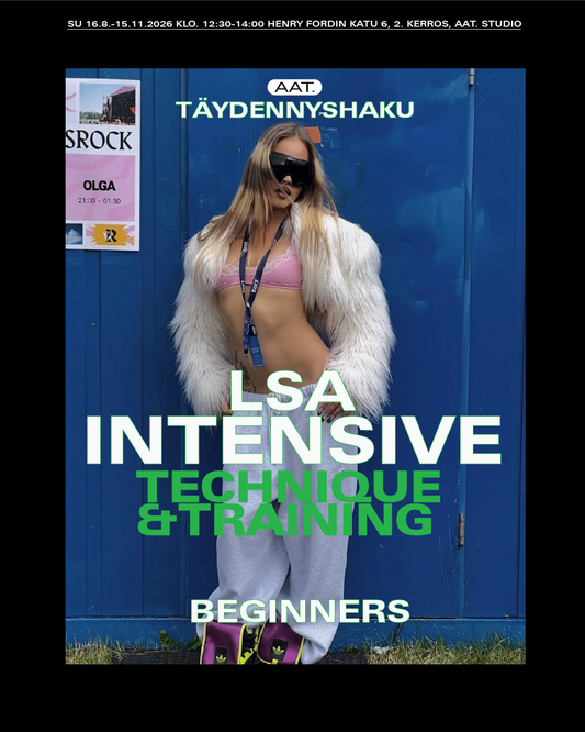 HELSINKI SYKSY 2026 LSA Intensive / Beginners / VAIN VALITUILLE