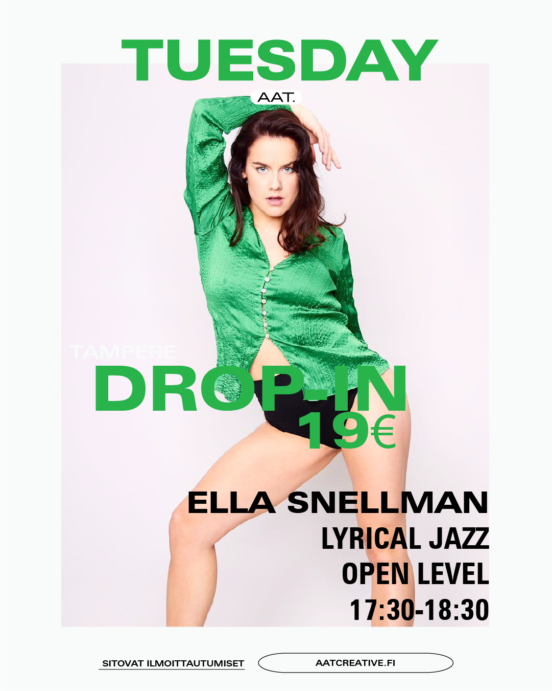 DROP-IN / Tuesday / Lyrical jazz open level 17:30-18:30 Ella Snellman HEAVEN