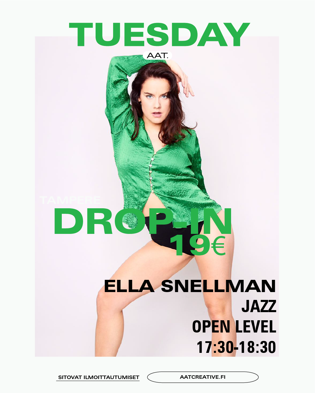 DROP-IN / Tuesday / Lyrical jazz open level 17:30-18:30 Ella Snellman HEAVEN