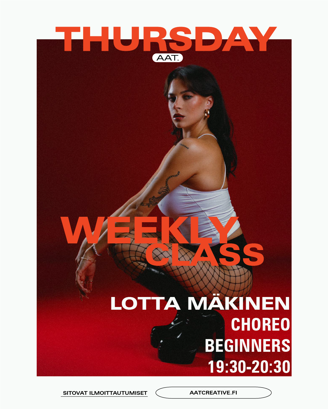 SEPTEMBER / Thursday / Choreo Beginners Lotta Mäkinen BOX