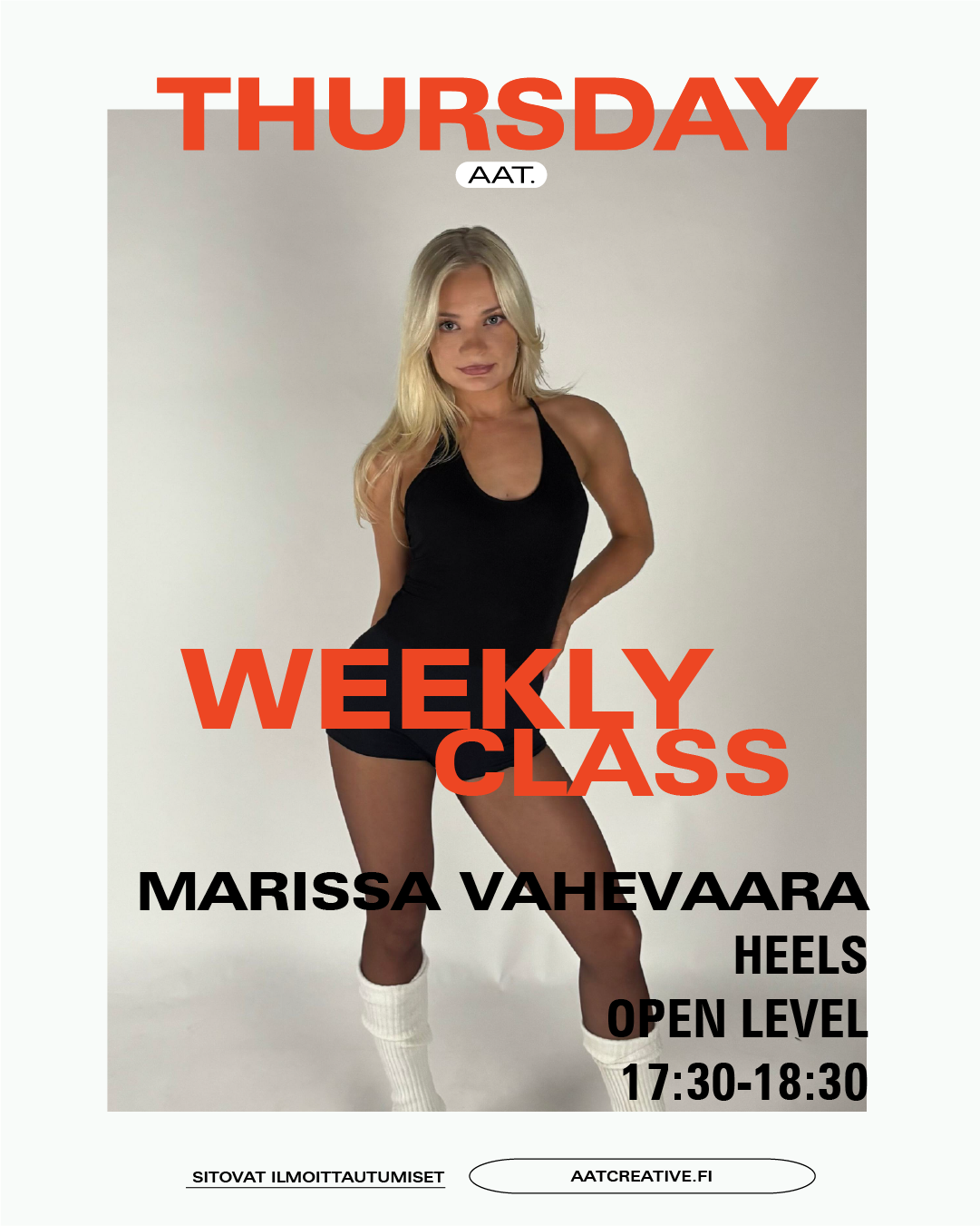 FEBRUARY HKI / Thursday / Heels Open Level Marissa Vahevaara HEAVEN