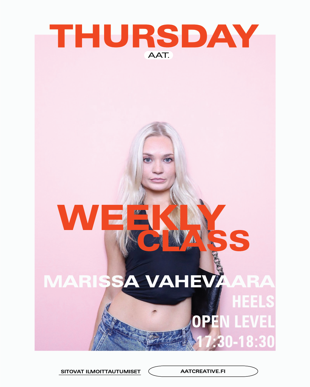 OCTOBER / Thursday / Heels Open level Marissa Vahevaara HEAVEN