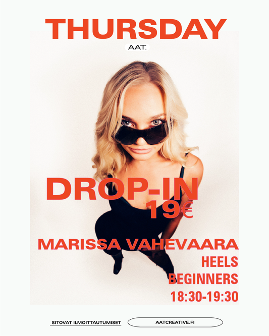 DROP-IN / Thursday / Heels Beginners 18:30-19:30 Marissa Vahevaara HEAVEN