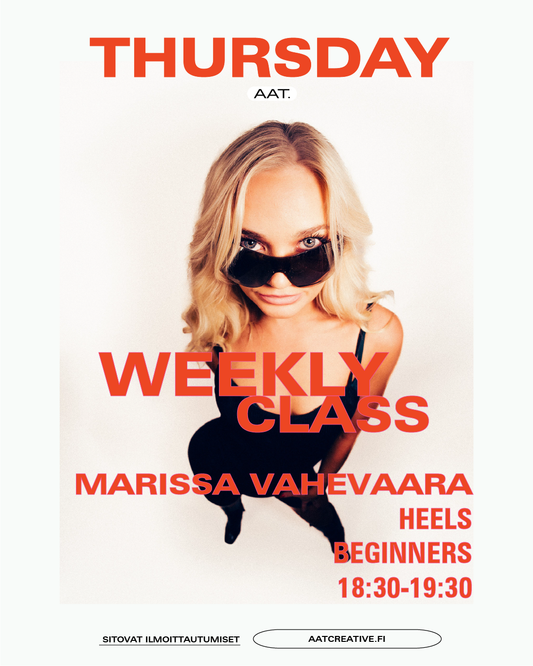 DECEMBER / Thursday / Heels Beginners Marissa Vahevaara HEAVEN