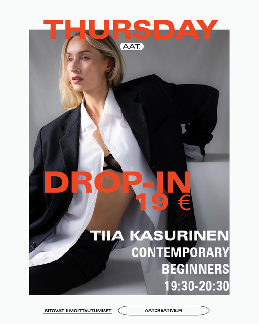 HELSINKI THURSDAY DROP-IN / Contemporary Beginners / Tiia Kasurinen / 19:30–20:30 BOX