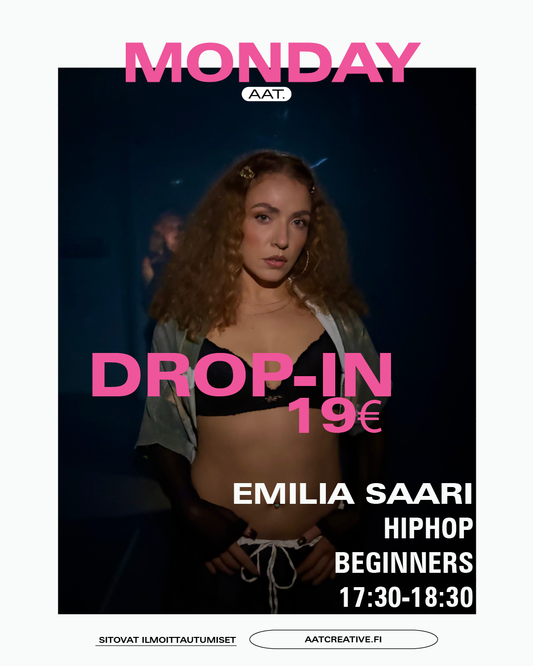 DROP-IN / Monday / Hiphop beginners 17:30-18:30 Emilia Saari HEAVEN