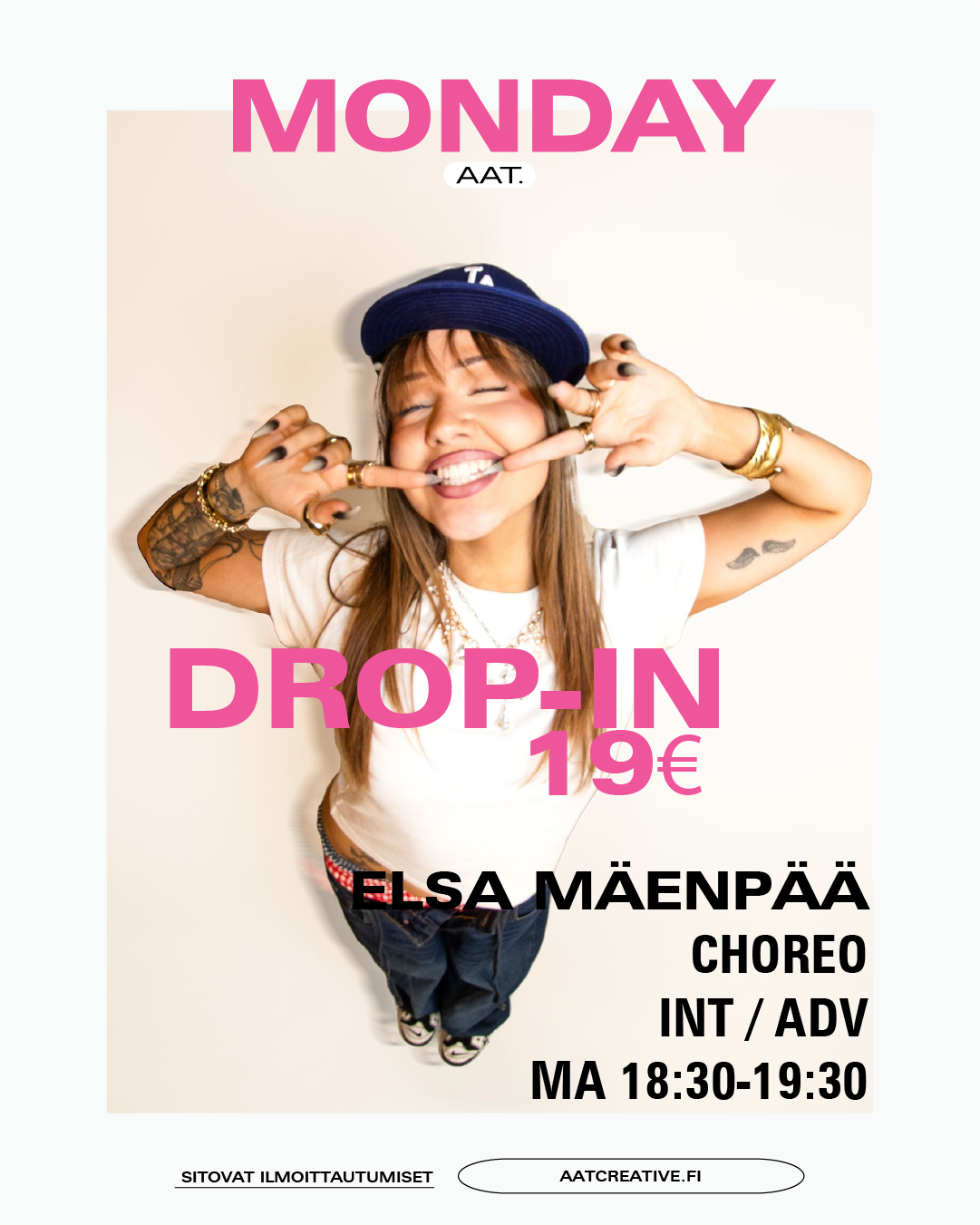 DROP-IN / Monday / Choreo Int /Adv 18:30-19:30 Elsa Mäenpää HEAVEN