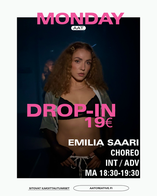 DROP-IN / Monday / Choreo Int /Adv 18:30-19:30 Emilia Saari HEAVEN