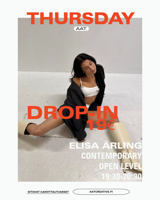 DROP-IN / Thursday / Contemporary Open level 19:30-20:30 Tiia Kasurinen HEAVEN