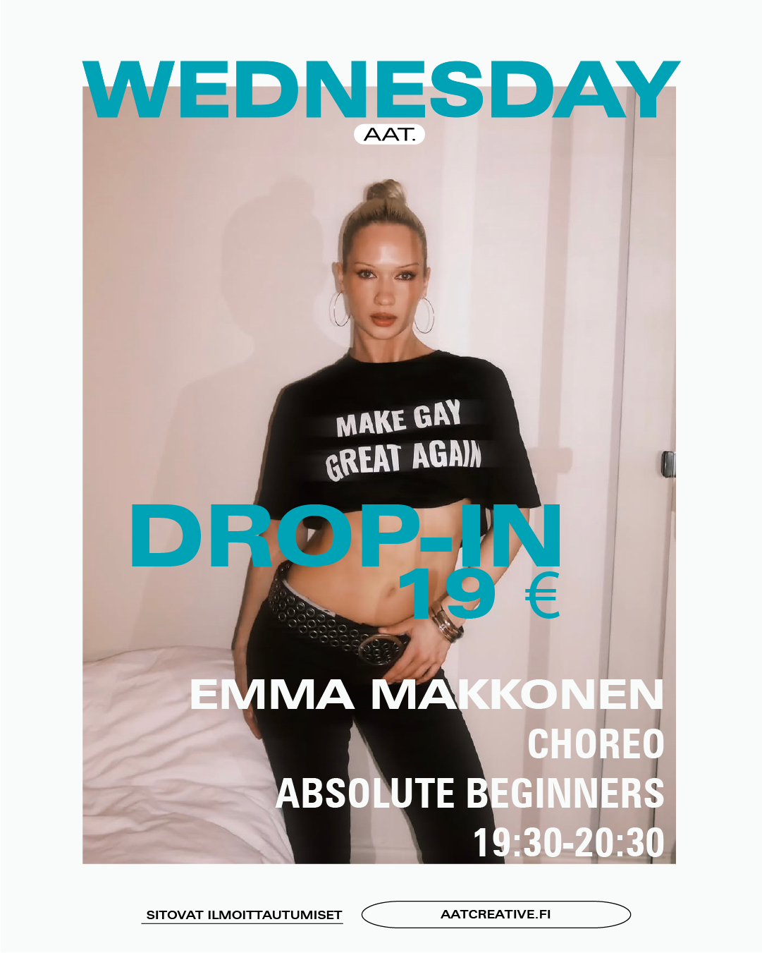 HELSINKI DROP-IN / Choreo Absolute Beginners / Emma Makkonen / 19:30–20:30 HEAVEN