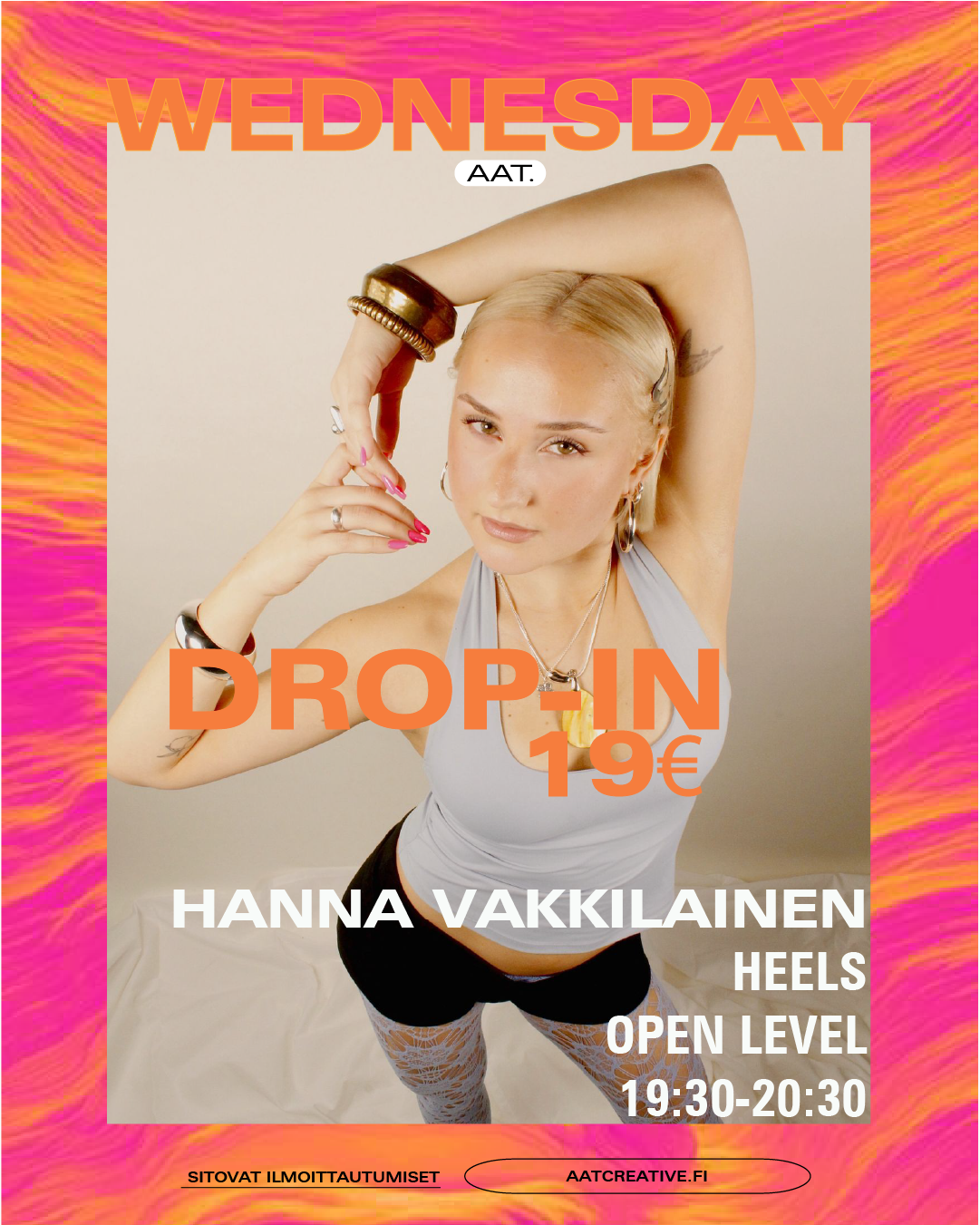 DROP-IN / Wednesday / Heels Open level 19:30-20:30 Hanna Vakkilainen BOX