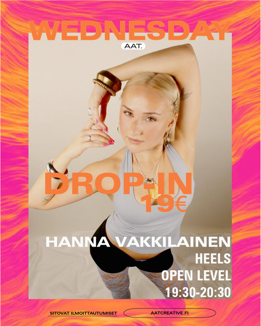 DROP-IN / Wednesday / Heels Open level 19:30-20:30 Hanna Vakkilainen BOX