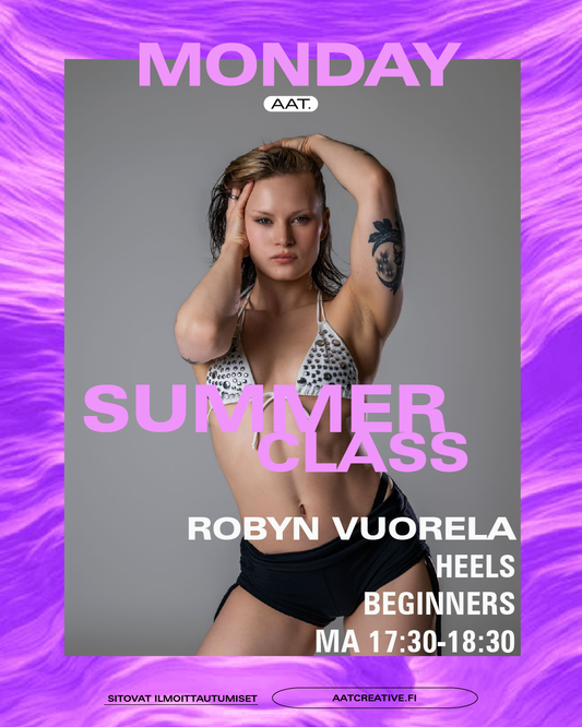 JUNE HKI / Summer Classes / Monday / Heels Beginners Robyn Vuorela HEAVEN