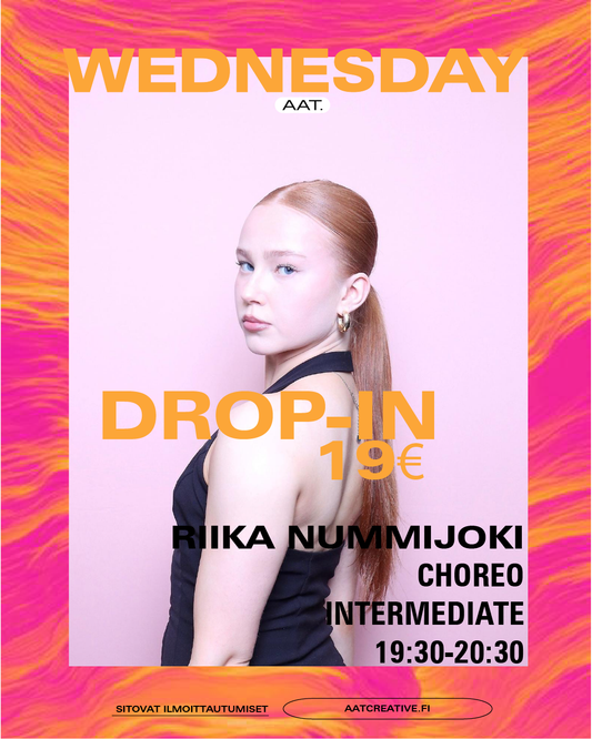 DROP-IN / Wednesday / Choreo Intermediate 19:30-20:30 Riika Nummijoki HEAVEN