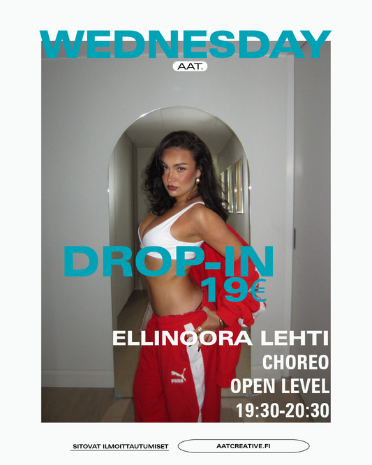 DROP-IN / Wednesday / Choreo Open level 19:30-20:30 Ellinoora Lehti BOX