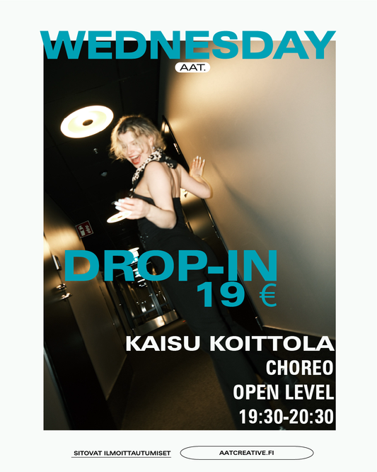 HELSINKI WEDNESDAY DROP-IN / Choreo Open level / Kaisu Koittola / 19:30–20:30 BOX