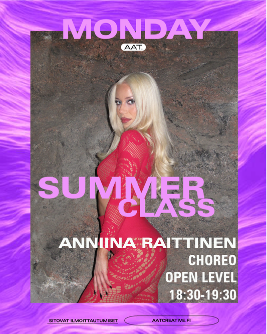 JUNE HKI / Summer Classes / Monday / Choreo Open level Anniina Raittinen BOX