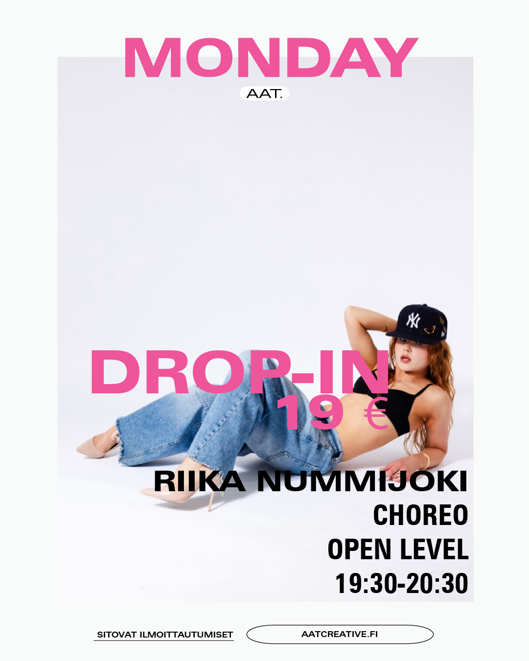 HELSINKI DROP-IN / Choreo Open level / Riika Nummijoki / 19:30–20:30 HEAVEN