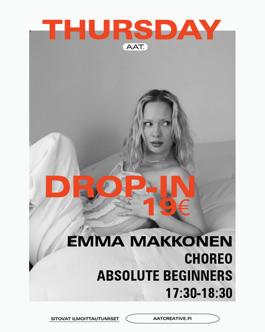 DROP-IN / Thursday / Choreo Absolute beginners 17:30-18:30 Emma Makkonen BOX