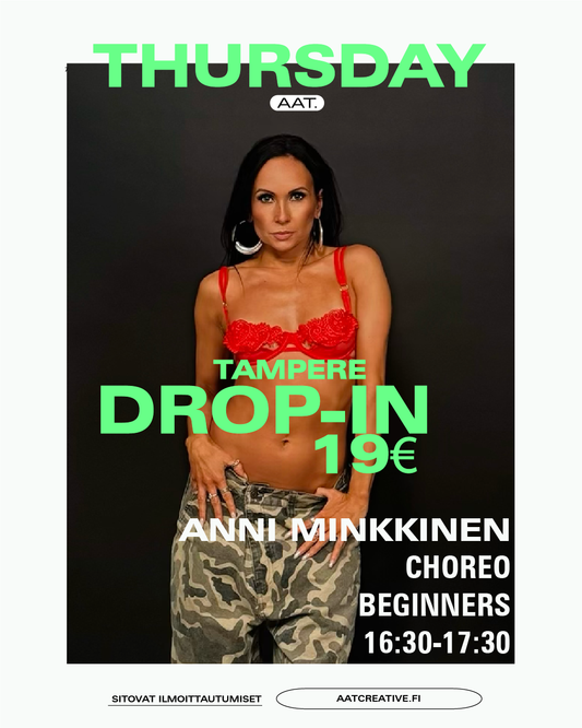 DROP-IN / Thursday / Choreo Beginners 16:30-17:30 Anni Minkkinen