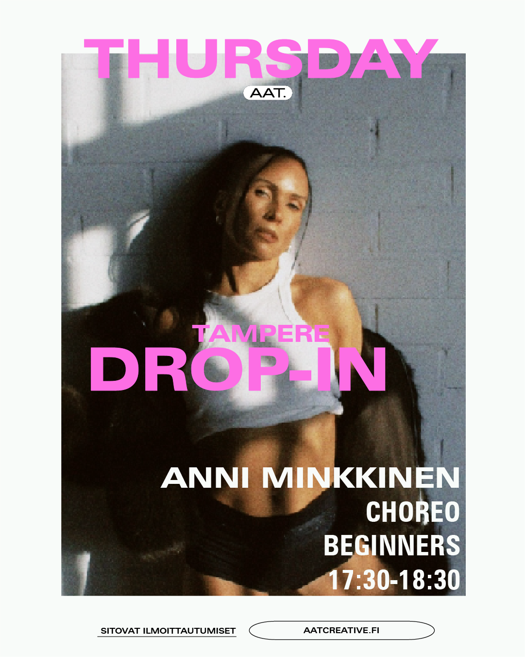 TAMPERE DROP-IN / Thursday / Beginners / Anni Minkkinen / 17:30–18:30